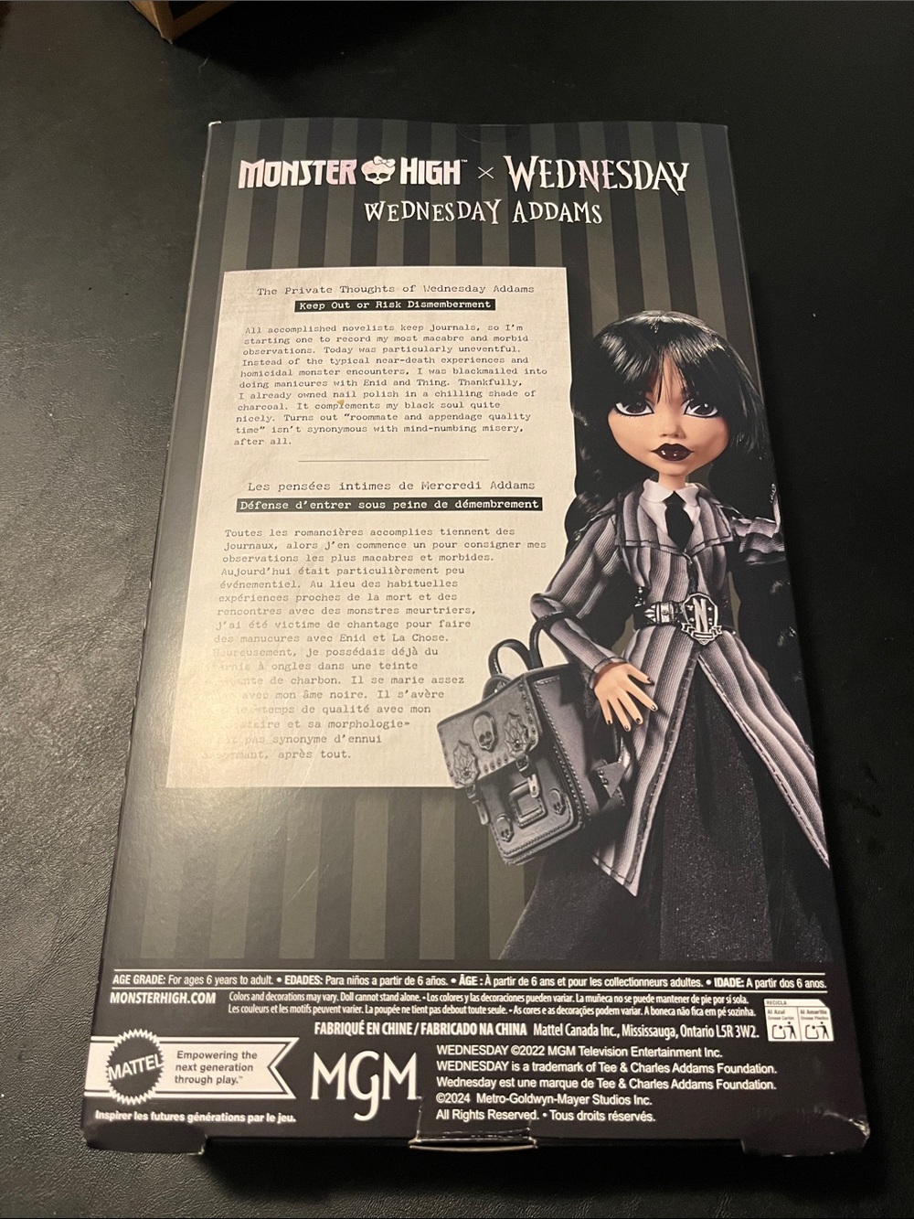 NEW MONSTER HIGH WEDNESDAY ADDAMS DOLL - Picture 7 of 9